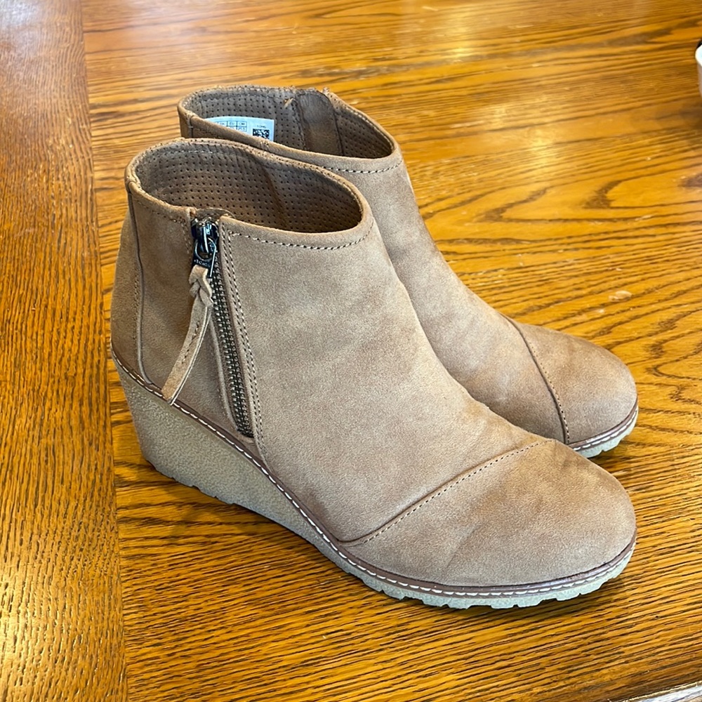 Toms Bootie Wedges